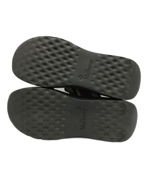 MULBERRY（マルベリー）MULBERRY (マルベリー) ストラップサンダル ブラック サイズ:36の古着・服飾アイテム