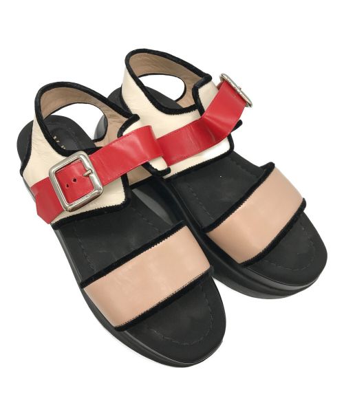 MULBERRY（マルベリー）MULBERRY (マルベリー) ストラップサンダル ブラック サイズ:36の古着・服飾アイテム
