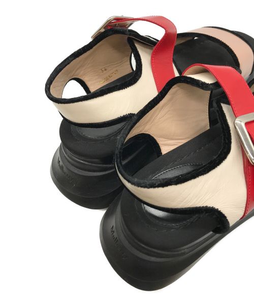 MULBERRY（マルベリー）MULBERRY (マルベリー) ストラップサンダル ブラック サイズ:36の古着・服飾アイテム