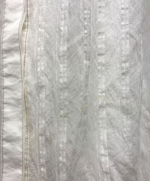 TODAYFUL（トゥデイフル）TODAYFUL (トゥデイフル) Sheerstripe Shirts Dress ホワイト サイズ:36の古着・服飾アイテム