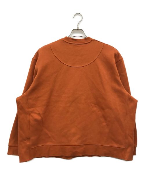 adidas（アディダス）adidas (アディダス) STELLA McCARTNEY (ステラマッカートニー) ロゴスウェット オレンジ サイズ:Ｌの古着・服飾アイテム