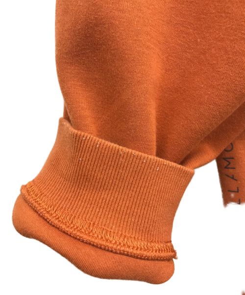 adidas（アディダス）adidas (アディダス) STELLA McCARTNEY (ステラマッカートニー) ロゴスウェット オレンジ サイズ:Ｌの古着・服飾アイテム