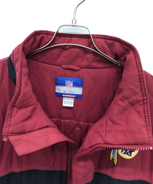NFL（エヌエフエル）NFL (エヌエフエル) REEBOK (リーボック) 中綿ジャケット レッド サイズ:2XLの古着・服飾アイテム