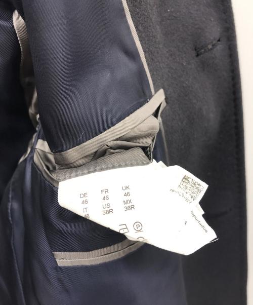 BOSS HUGO BOSS（ボス ヒューゴボス）BOSS HUGO BOSS (ボス ヒューゴボス) チェスターコート ネイビー サイズ:US 36Rの古着・服飾アイテム