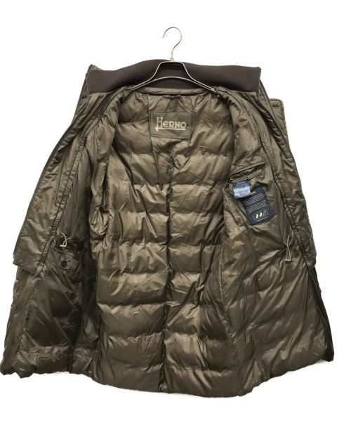HERNO（ヘルノ）HERNO (ヘルノ) ダウンコート ブラウン サイズ:46の古着・服飾アイテム