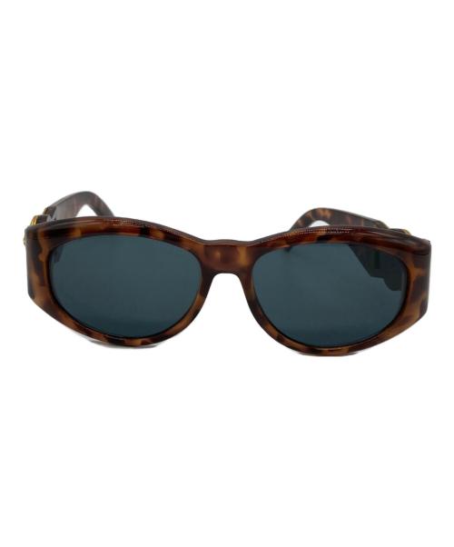 GIANNI VERSACE（ジャンニ・ヴェルサーチ）GIANNI VERSACE (ジャンニ・ヴェルサーチ) メデューササングラス ブラウンの古着・服飾アイテム