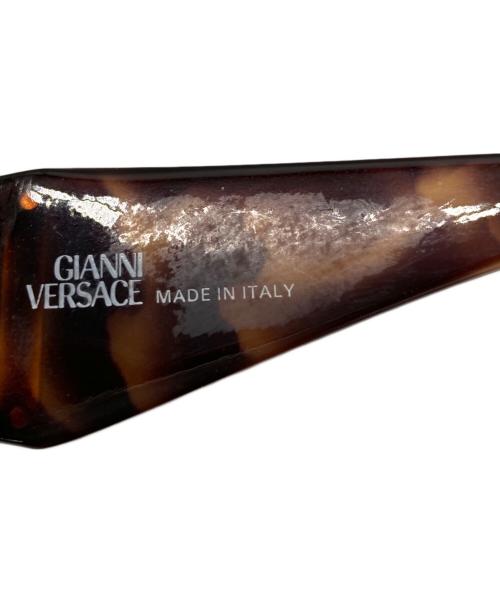 GIANNI VERSACE（ジャンニ・ヴェルサーチ）GIANNI VERSACE (ジャンニ・ヴェルサーチ) メデューササングラス ブラウンの古着・服飾アイテム