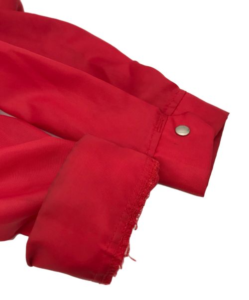 Lion UNIFORM（ライオン ユニフォーム）LION UNIFORM (ライオン ユニフォーム) ナイロンジップジャケット レッド サイズ:MEDIUMの古着・服飾アイテム