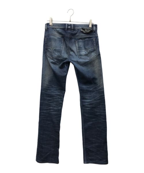 DIESEL（ディーゼル）DIESEL (ディーゼル) ダメージデニムパンツ インディゴ サイズ:28の古着・服飾アイテム