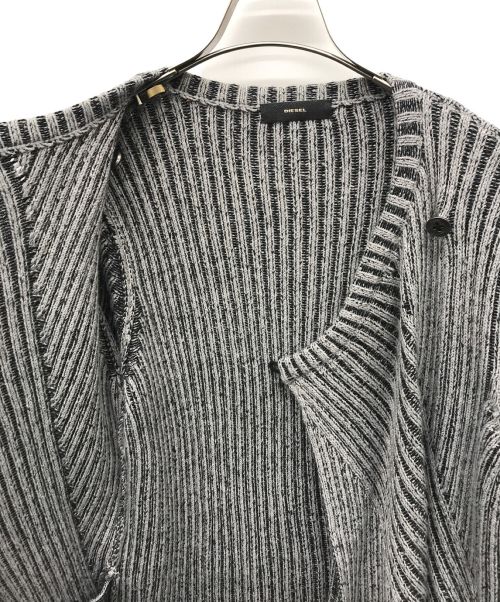 DIESEL（ディーゼル）DIESEL (ディーゼル) ニット グレー サイズ:XSの古着・服飾アイテム