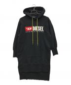 DIESELディーゼル）の古着「パーカーワンピース」｜ブラック