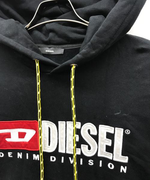 DIESEL（ディーゼル）DIESEL (ディーゼル) パーカーワンピース ブラック サイズ:XSの古着・服飾アイテム