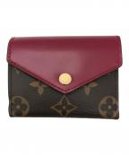 LOUIS VUITTONルイ ヴィトン）の古着「モノグラム ポルトフォイユ・ゾエ 3つ折り財布」｜ブラウン