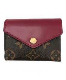 LOUIS VUITTON（ルイ ヴィトン）の古着「モノグラム ポルトフォイユ・ゾエ 3つ折り財布」｜ブラウン