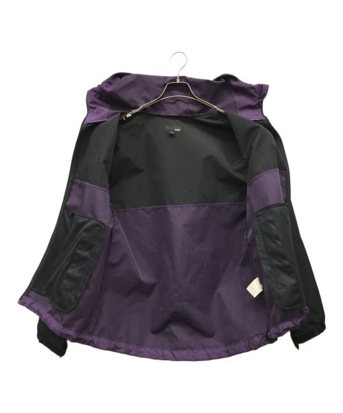 SILAS（サイラス）SILAS (サイラス) LOGO SWITCHING SHELL PARKA パープル サイズ:Mの古着・服飾アイテム