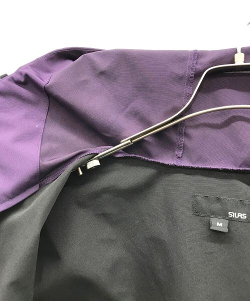 SILAS（サイラス）SILAS (サイラス) LOGO SWITCHING SHELL PARKA パープル サイズ:Mの古着・服飾アイテム