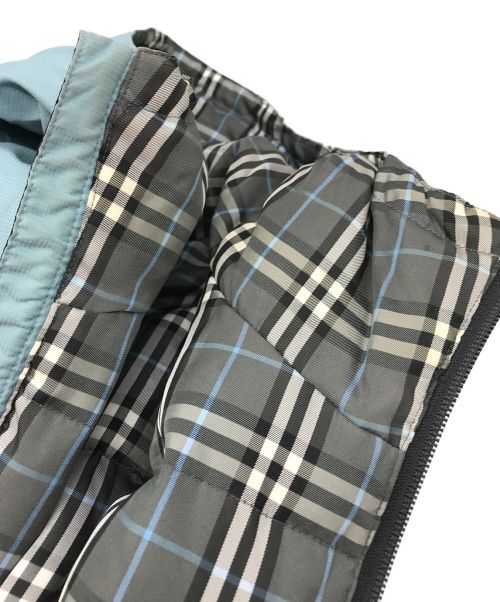 BURBERRY BLACK LABEL（バーバリーブラックレーベル）BURBERRY BLACK LABEL (バーバリーブラックレーベル) ダウンジャケット ブルー サイズ:Lの古着・服飾アイテム