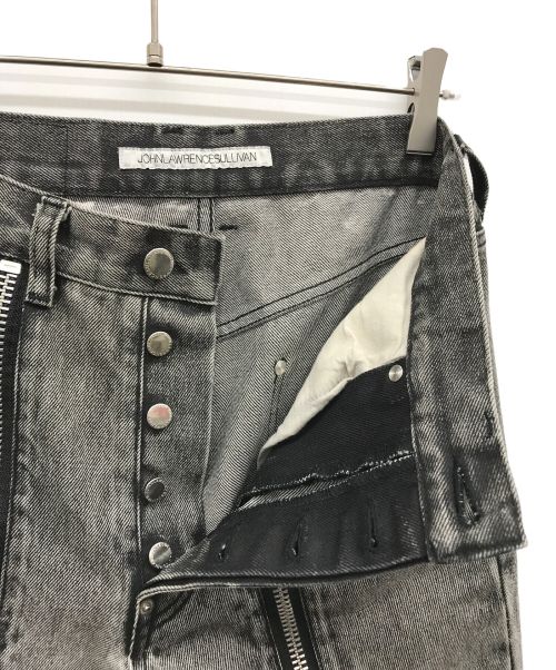 JOHN LAWRENCE SULLIVAN（ジョン ローレンス サリバン）JOHN LAWRENCE SULLIVAN (ジョンローレンスサリバン) ジップデニムパンツ グレー サイズ:44の古着・服飾アイテム
