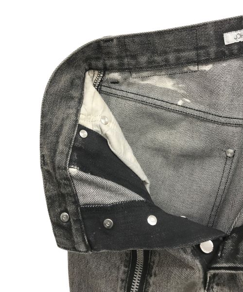 JOHN LAWRENCE SULLIVAN（ジョン ローレンス サリバン）JOHN LAWRENCE SULLIVAN (ジョンローレンスサリバン) ジップデニムパンツ グレー サイズ:44の古着・服飾アイテム