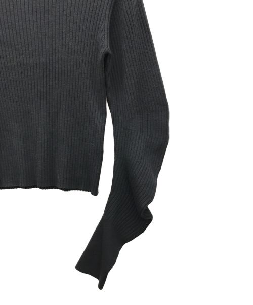 MIESROHE（ミースロエ）MIESROHE (ミースロエ) ボリュームスリーブリブニット グレー サイズ:Ｆの古着・服飾アイテム