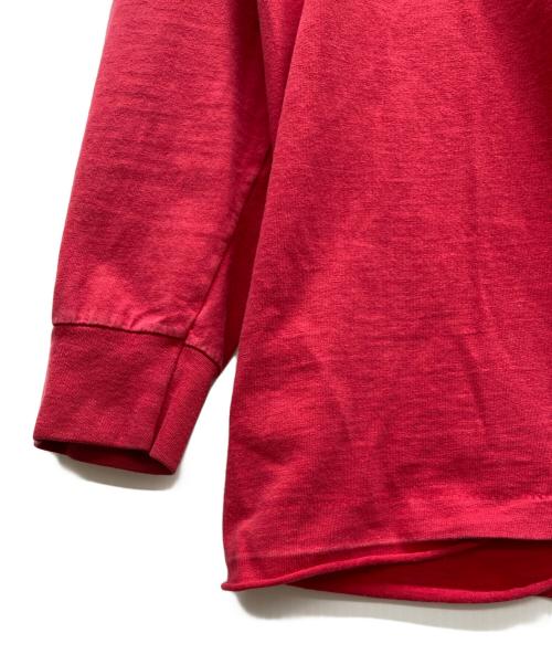 stussy（ステューシー）stussy (ステューシー) 長袖カットソー レッド サイズ:Mの古着・服飾アイテム