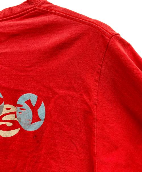 stussy（ステューシー）stussy (ステューシー) 長袖カットソー レッド サイズ:Mの古着・服飾アイテム