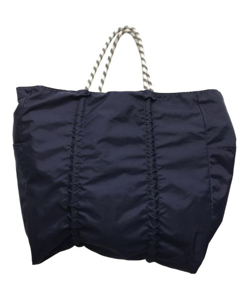 NOMADIS（ノマディス）NOMADIS (ノマディス) リバーシブルロゴトートバッグ アイボリーの古着・服飾アイテム