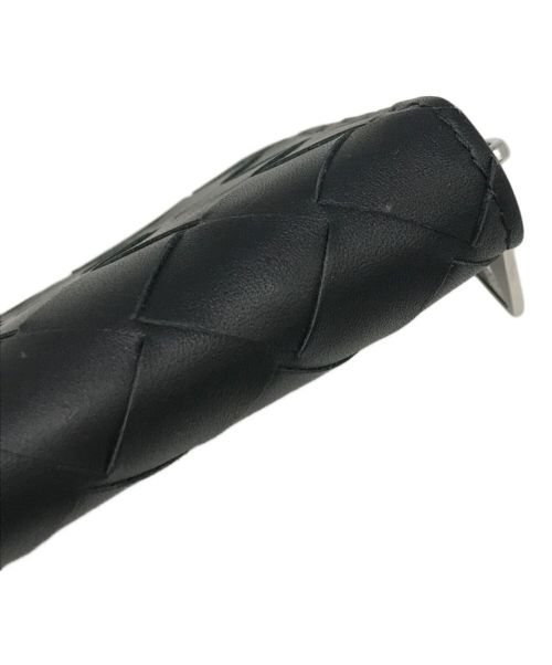 BOTTEGA VENETA（ボッテガベネタ）BOTTEGA VENETA (ボッテガベネタ) ファスナー付きコインパース ブラックの古着・服飾アイテム