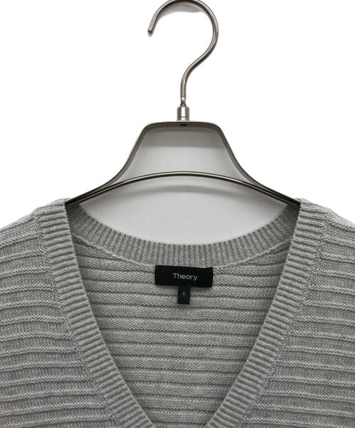theory（セオリー）theory (セオリー) Vネックニット グレー サイズ:Sの古着・服飾アイテム