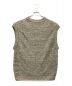 unfil (アンフィル) organic hemp ribbed-knit vest ベージュ サイズ:4：3000円