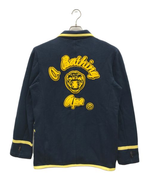 A BATHING APE（ア ベイシング エイプ）A BATHING APE (アベイシングエイプ) テーラードジャケット ネイビー サイズ:Mの古着・服飾アイテム