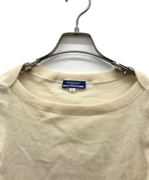 BURBERRY LONDON（バーバリーロンドン）BURBERRY LONDON (バーバリーロンドン) カシミヤニット アイボリー サイズ:38の古着・服飾アイテム