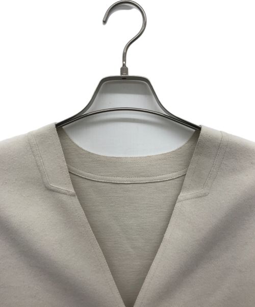 LOUNIE（ルーニー）LOUNIE (ルーニー) vネックワンピース アイボリー サイズ:freeの古着・服飾アイテム