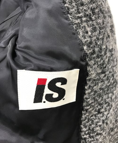 I.S.（アイエス）I.S. (アイエス) テーラードジャケット グレー サイズ:9の古着・服飾アイテム