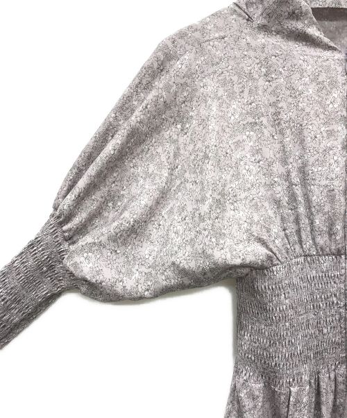 FRAY ID（フレイ アイディー）FRAY ID (フレイ アイディー) ウエストシャーリングワンピース パープル 未使用品の古着・服飾アイテム