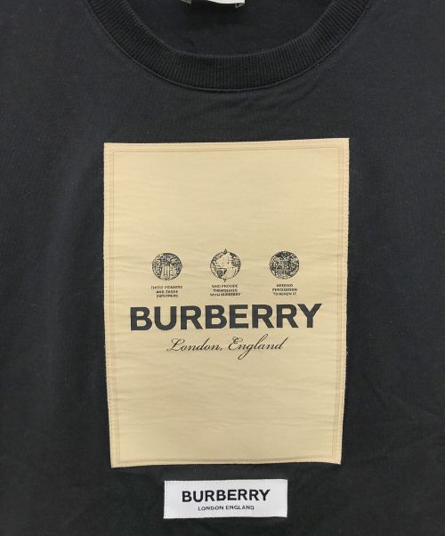 BURBERRY（バーバリー）BURBERRY (バーバリー) ワッペンTシャツ ブラック サイズ:Sの古着・服飾アイテム