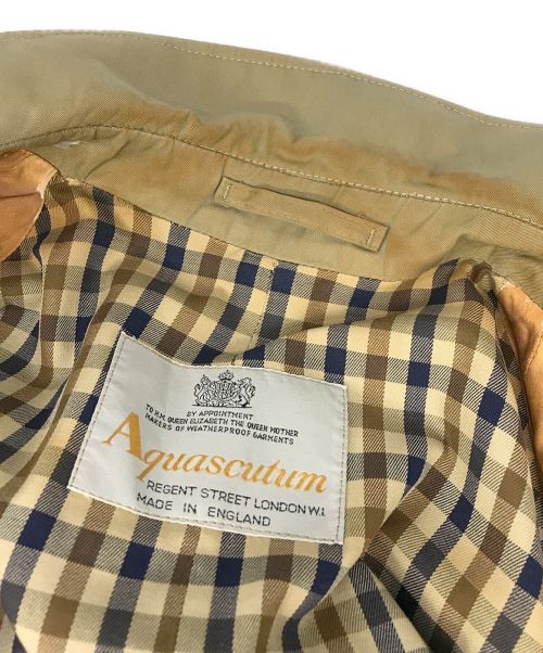 Aquascutum（アクアスキュータム）Aquascutum (アクアスキュータム) ステンカラーコート ベージュ サイズ:不明の古着・服飾アイテム