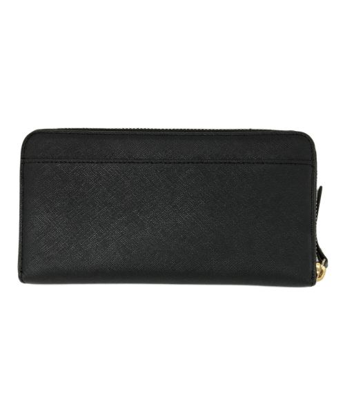 Kate Spade（ケイトスペード）Kate Spade (ケイトスペード) ラウンドジッピーウォレット ブラックの古着・服飾アイテム
