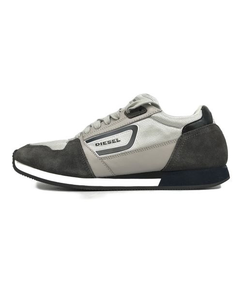 DIESEL（ディーゼル）DIESEL (ディーゼル) ローカットスニーカー グレー サイズ:US9.5の古着・服飾アイテム