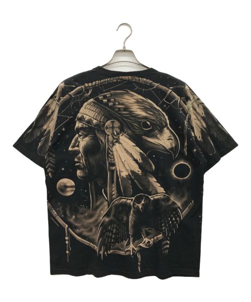 LIQUID BLUE（リキッドブルー）LIQUID BLUE (リキッドブルー) プリントTシャツ ブラック サイズ:Lの古着・服飾アイテム