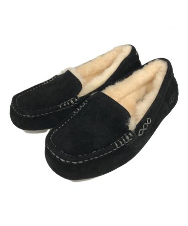 中古・古着通販】UGG (アグ) モカシンシューズ ブラック サイズ:22cm