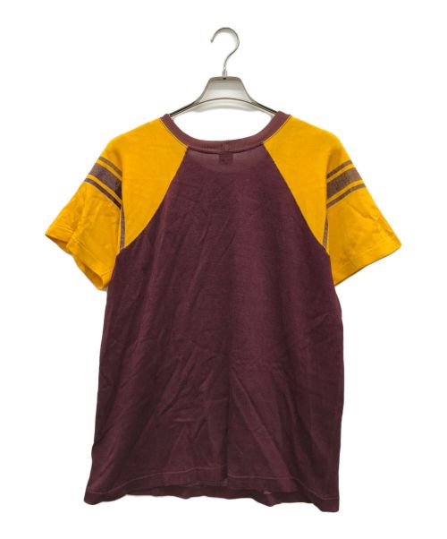 Champion（チャンピオン）Champion (チャンピオン) ラグランTシャツ ブラウン サイズ:XLARGEの古着・服飾アイテム