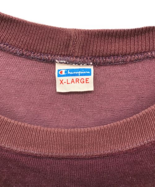 Champion（チャンピオン）Champion (チャンピオン) ラグランTシャツ ブラウン サイズ:XLARGEの古着・服飾アイテム
