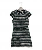 TORY BURCHトリーバーチ）の古着「ノースリーブワンピース」｜グリーン