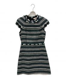 TORY BURCH（トリーバーチ）の古着「ノースリーブワンピース」｜グリーン