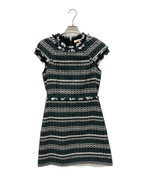 TORY BURCH（トリーバーチ）TORY BURCH (トリーバーチ) ノースリーブワンピース グリーン サイズ:4の古着・服飾アイテム