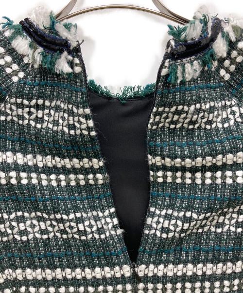 TORY BURCH（トリーバーチ）TORY BURCH (トリーバーチ) ノースリーブワンピース グリーン サイズ:4の古着・服飾アイテム