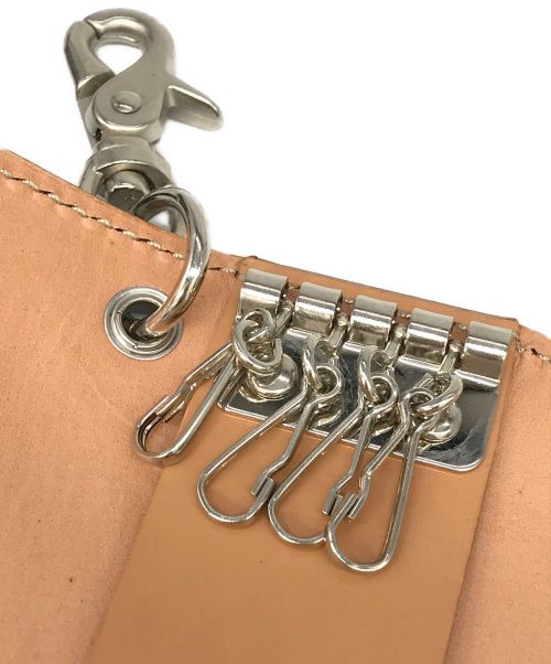 KC's LEATHER CRAFT（ケーシーズ）KC's LEATHER CRAFT (ケーシーズ) キーケース グレーの古着・服飾アイテム