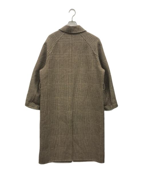 TODAYFUL（トゥデイフル）TODAYFUL (トゥデイフル) Soutiencollar Check Coat ブラウン サイズ:38の古着・服飾アイテム