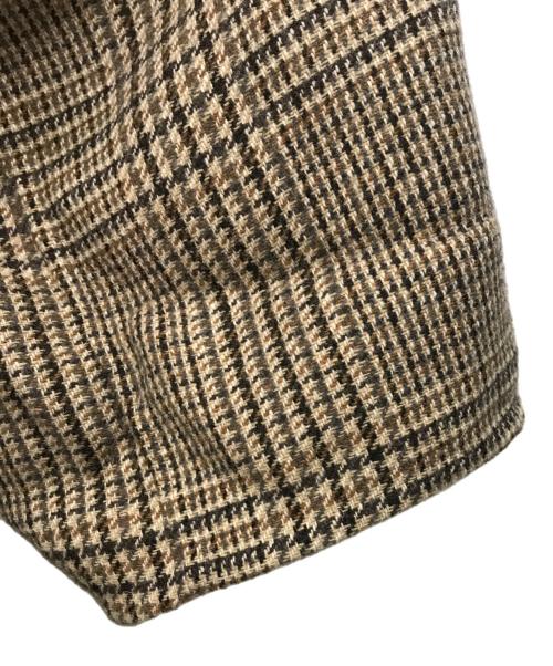 TODAYFUL（トゥデイフル）TODAYFUL (トゥデイフル) Soutiencollar Check Coat ブラウン サイズ:38の古着・服飾アイテム